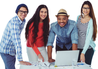 Young creative team having a meeting