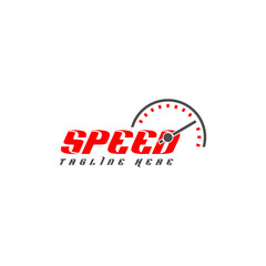 Speed abstract symbol. Speed logo design icon isolated on white background