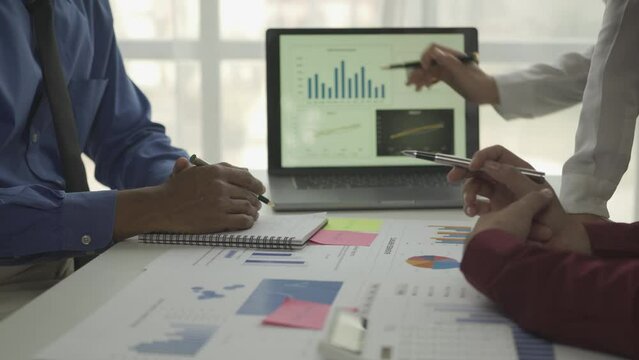 Brainstorming sessions on new document projects Colleagues working together plan success strategies. Enjoy working as a team in a modern small office. teamwork concept