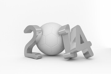 World cup 2014 in white and grey