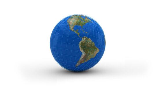 3D vector image of globe