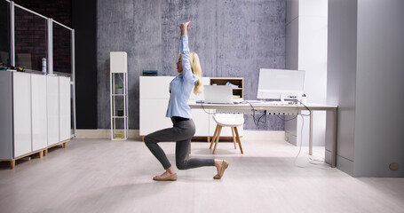 Standing Office Yoga Workout And Workout