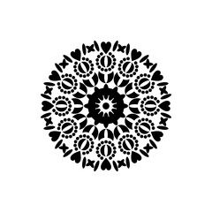 modern and cool mandala illustration.