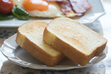 朝食トースト　バタートースト