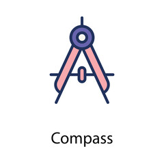 Compass icon. Suitable for Web Page, Mobile App, UI, UX�and�GUI�design.