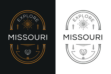Missouri City Design, Vector illustration.