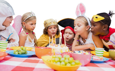 Friends celebrating birthday