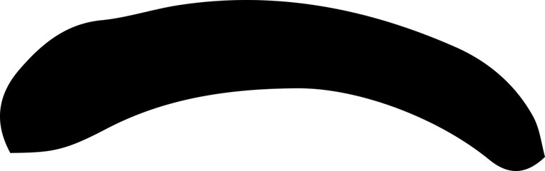 Fototapeta na wymiar Digitally generated image of black curve