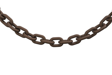 Obraz premium 3d image of rusty chain