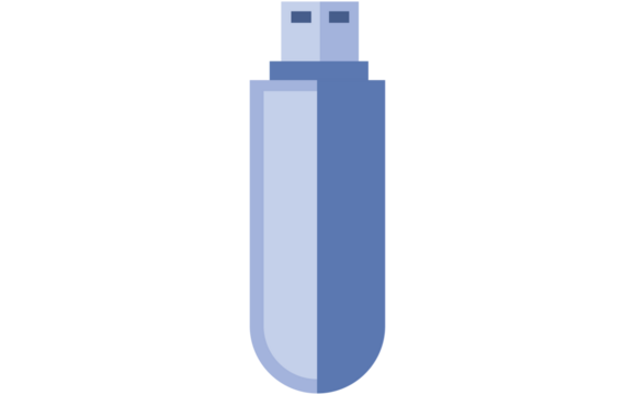 Digitally generated image of usb stick