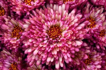 vibrant bouquet of pink flowers in full bloom. Generative AI