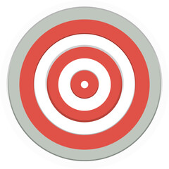 Composite image of bullseye