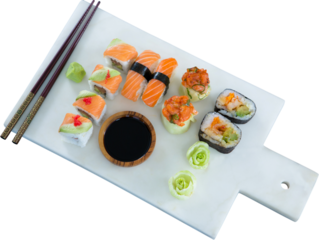 Close up of healthy japanese food