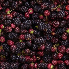 Berry solid seamless background of ripe mulberry.