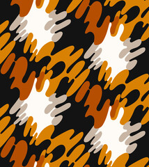 Seamless camouflage pattern, modern sportive geometric print.