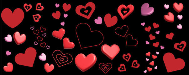 2D and 3D heart vectors