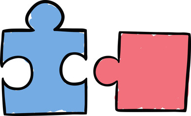 Illustration of a jigsaw puzzle