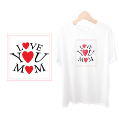 Mom T-shirt design vector file