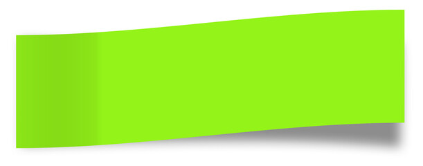 Green blank adhesive note