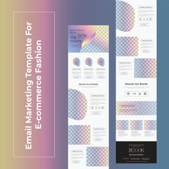 Multipurpose Fashion Ecommerce Email Marketing Newsletter Template Design