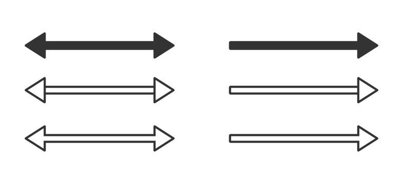 Double arrow vector icons