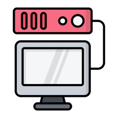 Saas Line Color Icon