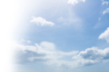 Sky and cloud on a sunny day