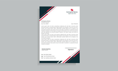 corporate letterhead design template