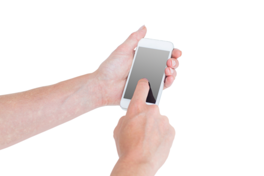 Woman using smartphone 