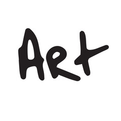 Digital composite of art text