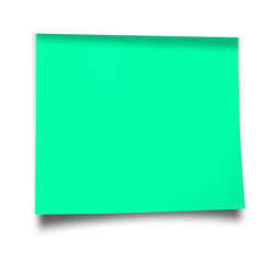 Blank paper against white background