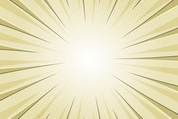 Fototapeta premium Bright comic style burst lines background, vector illustration