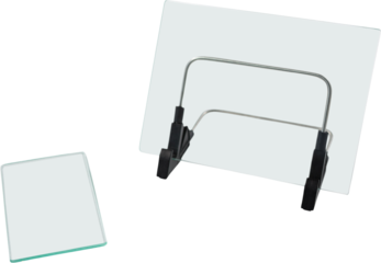 Glass digital tablet and mobile phone with stand