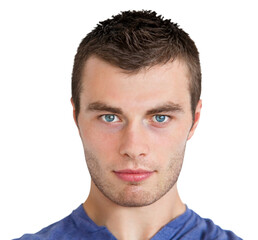 Obraz premium Serious young man