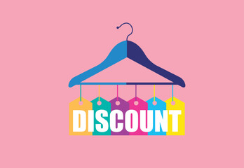 Obraz premium Discount and sale banner template vector 
