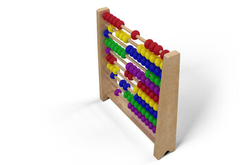 Illustration of abacus toy