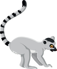 Illustration of Lemur  Cartoon