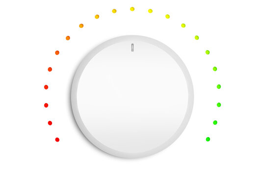 Gray volume knob
