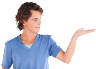 Close up of a guy presenting