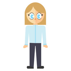 Digital composite image of woman