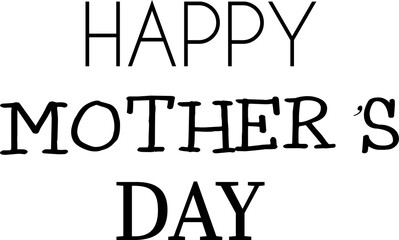 Mothers day greeting over white background