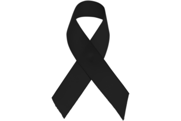 Black ribbon icon