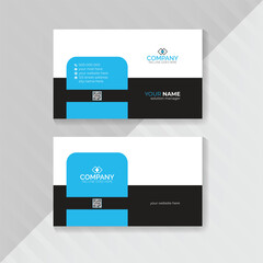 Professional and minimalist vector business card design template, simple business card, stylish business card, vector card