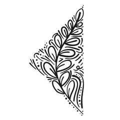 Ornamental element for graphic design. Elegant vector illustration.