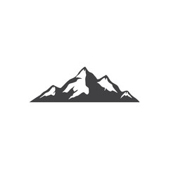 mountain logo icon design vector