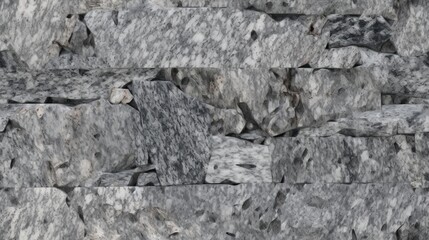 Granite stone texture. Grey granite from Italy pattern background. Generative AI
