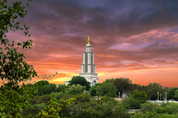 a view of the san Antonio temple 