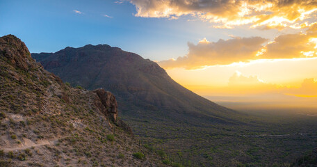 Scenic Lookout over Sonoran Desert