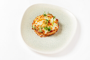 zucchini with minced meat and cheese