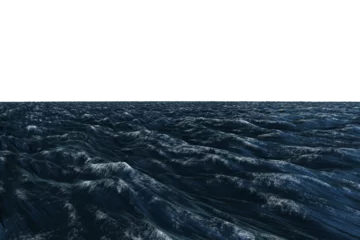 Tuinposter Dark blue ocean © vectorfusionart